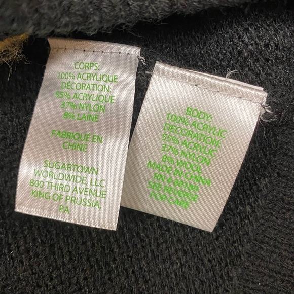 Lilly Pulitzer Tensley Sweater Black Blooming Embroidery - Women's Size S Fall - Picture 8 of 11